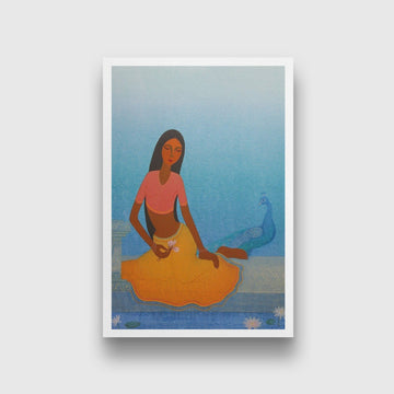 Forms of Beauty Painting - Meri Deewar 2 : 3 Vertical Premium Wall Art Canvas by MeriDeewar
