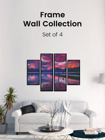 Framed Wall Collection - Seventeen Framed Wall Collection Premium Wall Art Canvas by MeriDeewar