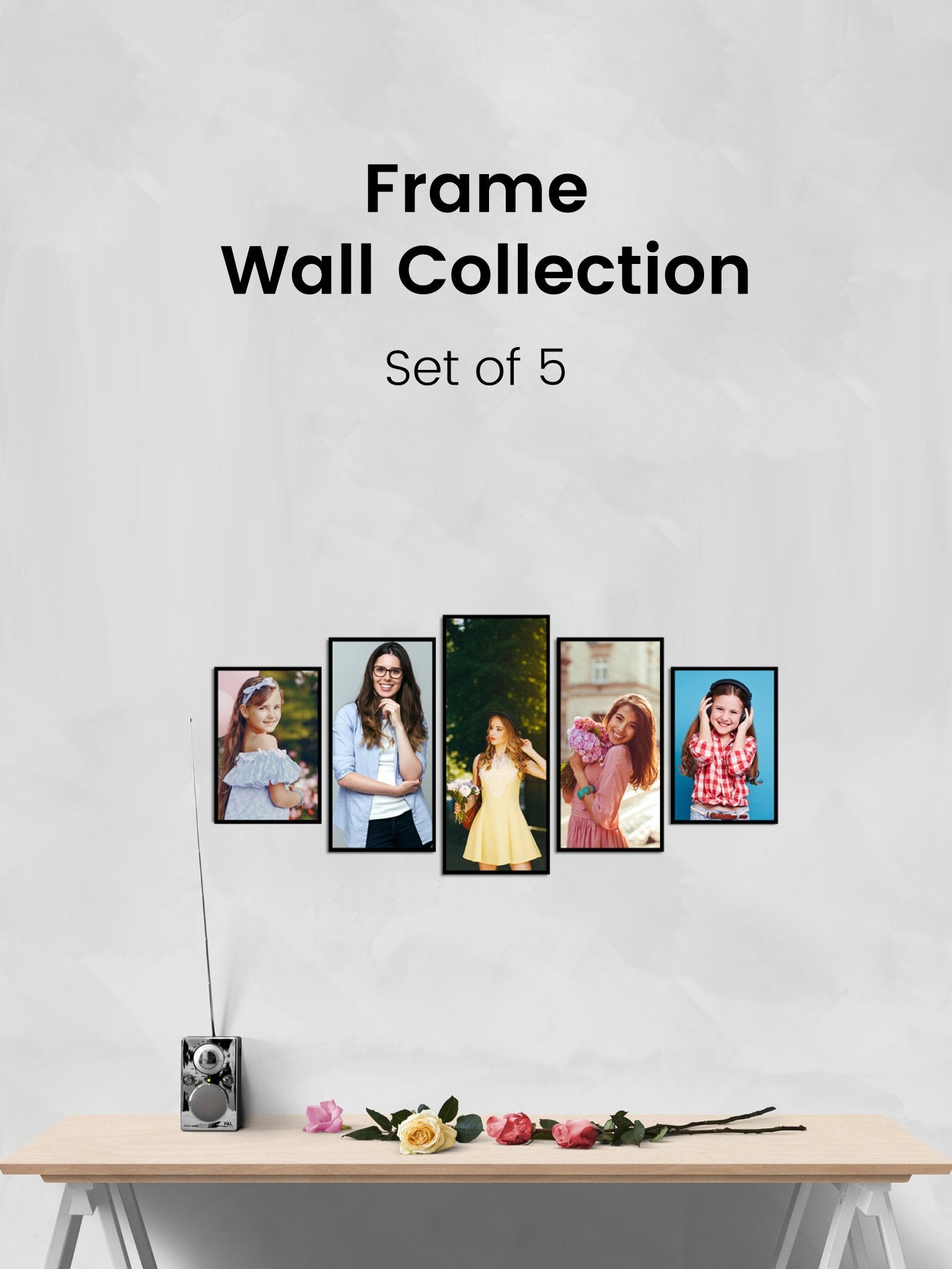 Framed Wall Collection - Thirteen Framed Wall Collection Premium Wall Art Canvas by MeriDeewar