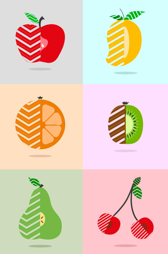 Fruits painting 2 : 3 Vertical Premium Wall Art Canvas by MeriDeewar