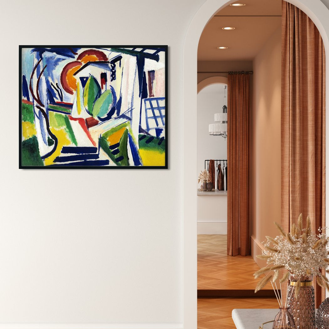 Fugue Henry Lyman Saÿen Painting - MeriDeewar 6 : 5 Horizontal Premium Wall Art Canvas by MeriDeewar