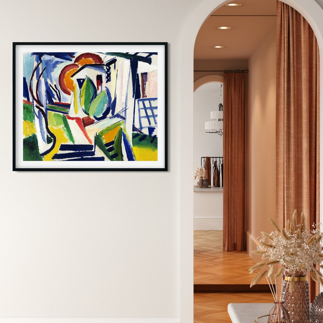 Fugue Henry Lyman Saÿen Painting - MeriDeewar 6 : 5 Horizontal Premium Wall Art Canvas by MeriDeewar