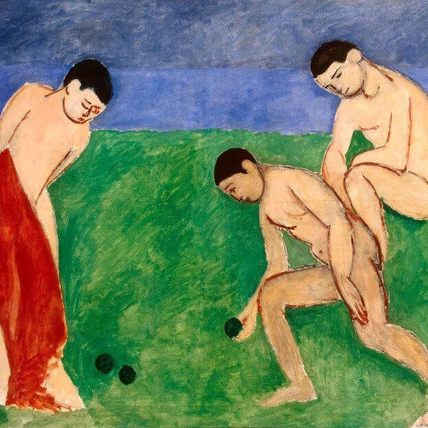 Game of bowls Painting - Meri Deewar 4 :5 Vertical Premium Wall Art Canvas by MeriDeewar
