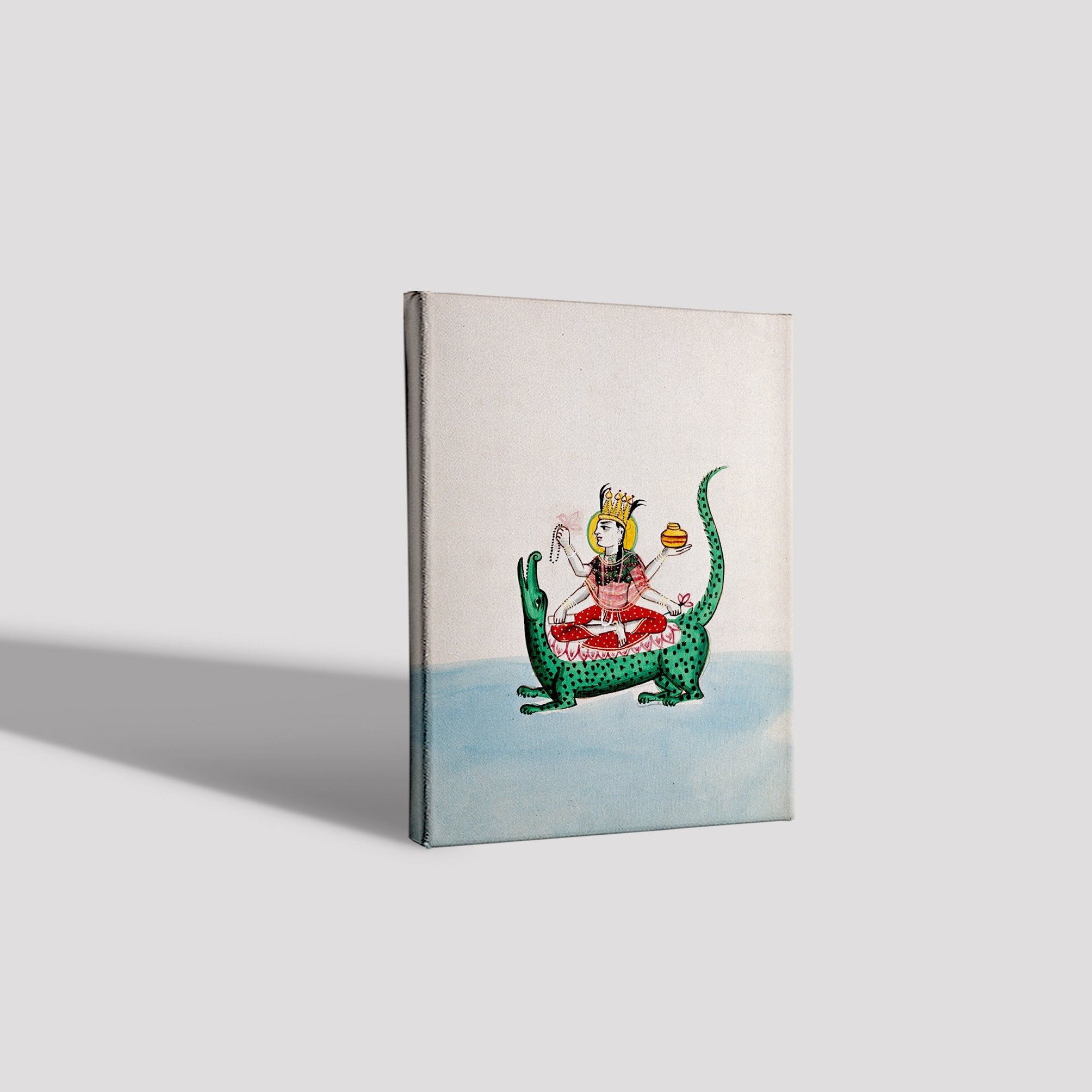Ganga and the river Ganges falling from heaven Painting - Meri Deewar 3 : 4 Vertical Premium Wall Art Canvas by MeriDeewar