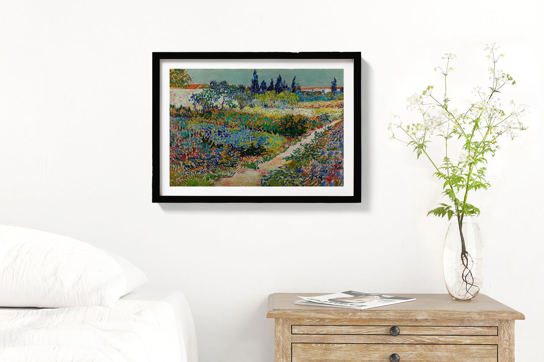 Garden by Van Gogh Painting - Meri Deewar 5 : 4 Horizontal Premium Wall Art Canvas by MeriDeewar