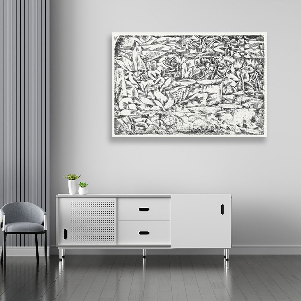 Garden of Passion painting - Meri Deewar 3 : 2 Horizontal Premium Wall Art Canvas by MeriDeewar