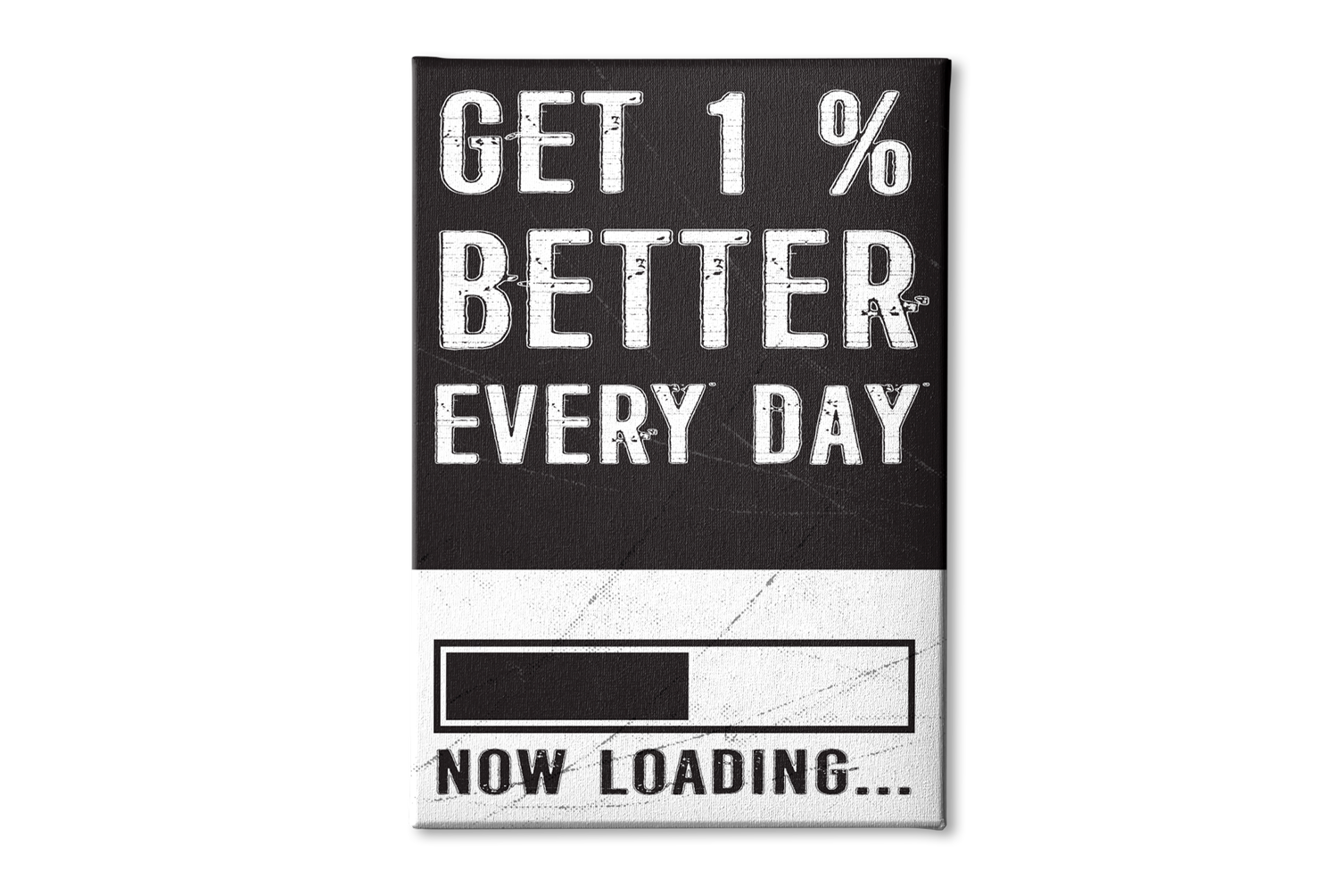 Get-1%-Better-every-day Poster Poster A3 / Poster Premium Wall Art Canvas by MeriDeewar