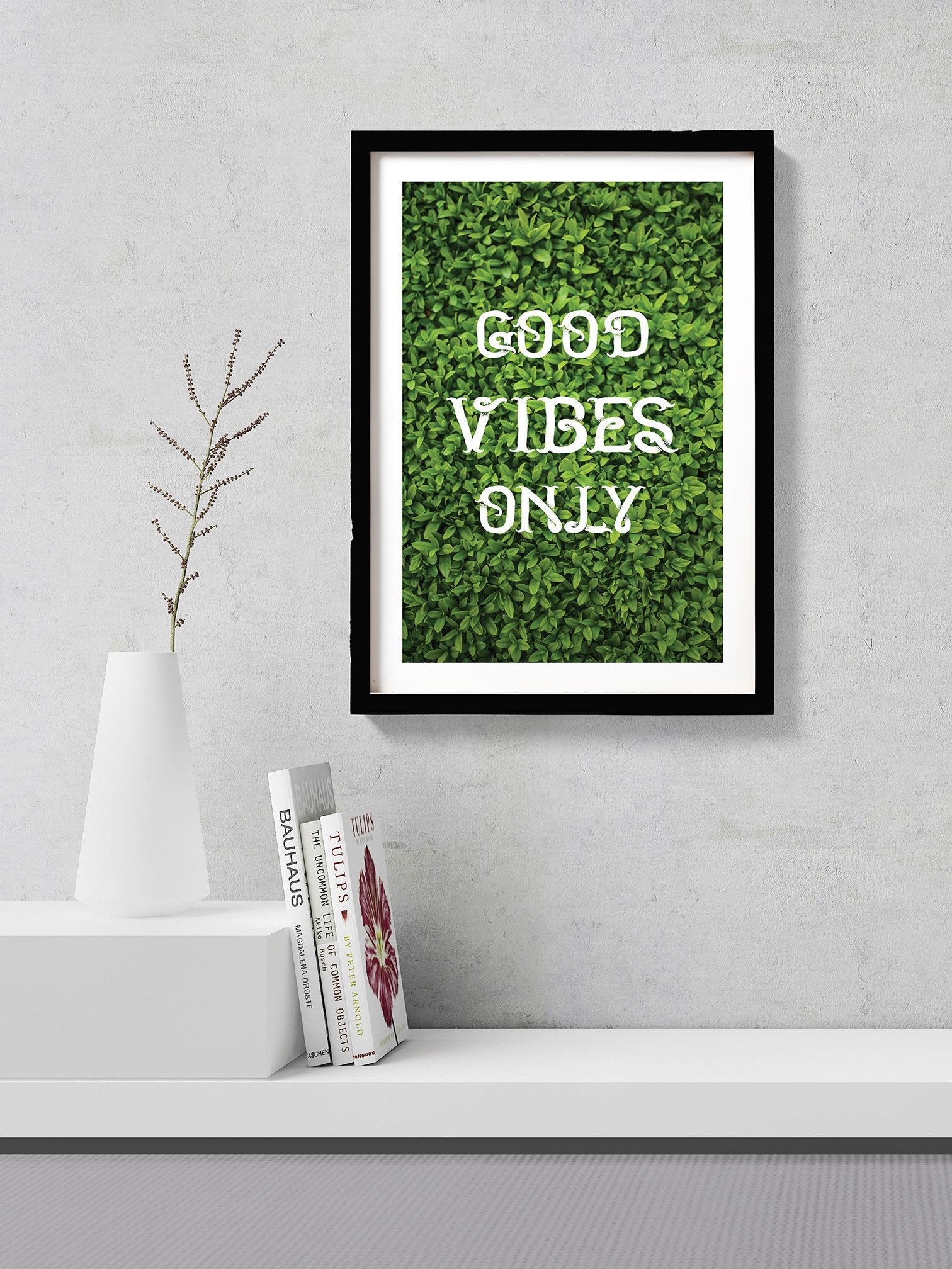 Good vibes only Poster Poster A3 / Poster Premium Wall Art Canvas by MeriDeewar