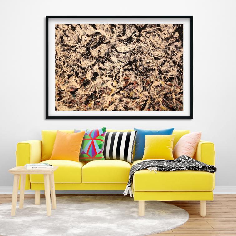 greyed rainbow Painting - Meri Deewar 3 : 2 Horizontal Premium Wall Art Canvas by MeriDeewar