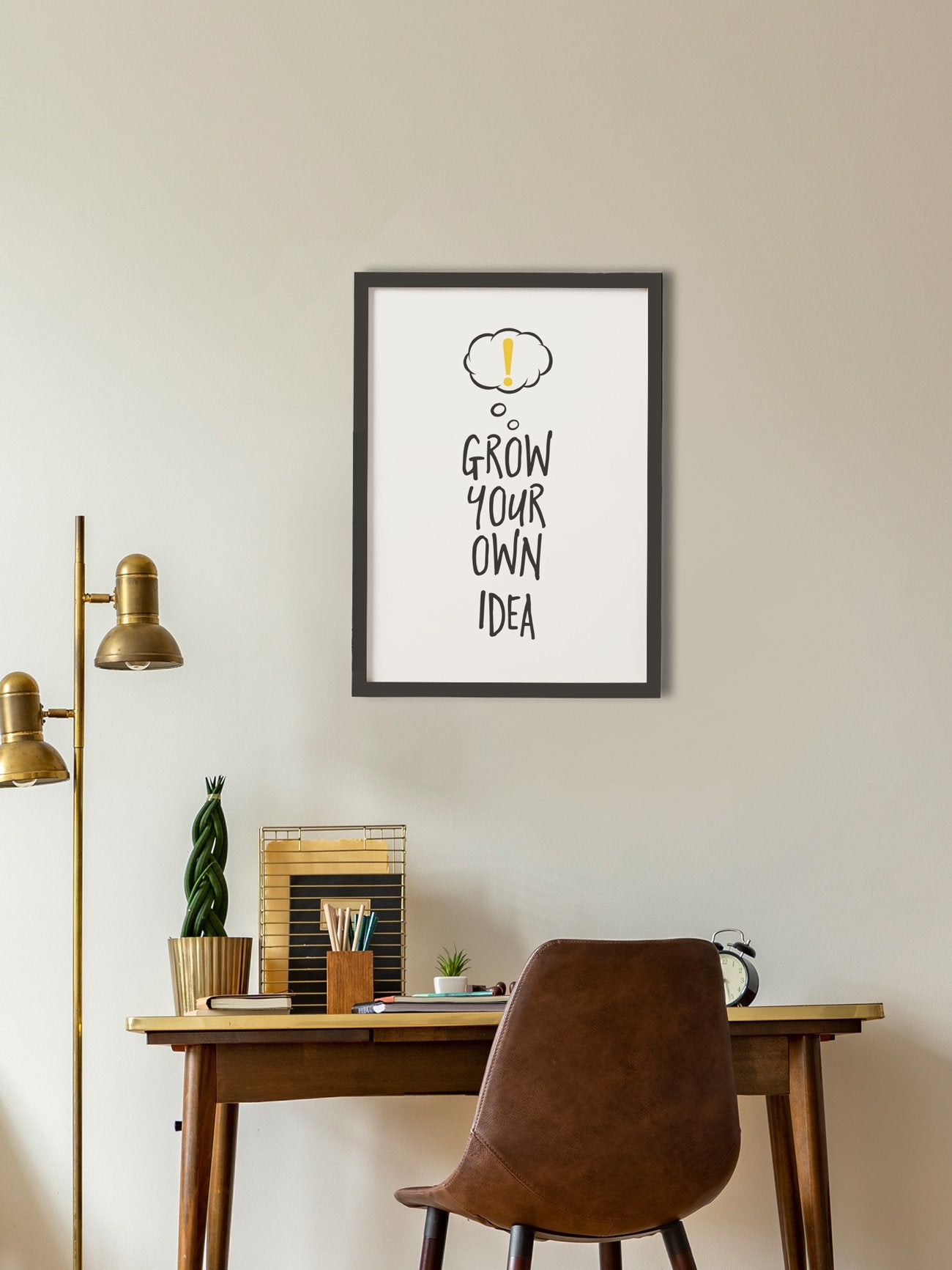 Grow-Your-own-idea Poster Poster A3 / Poster Premium Wall Art Canvas by MeriDeewar