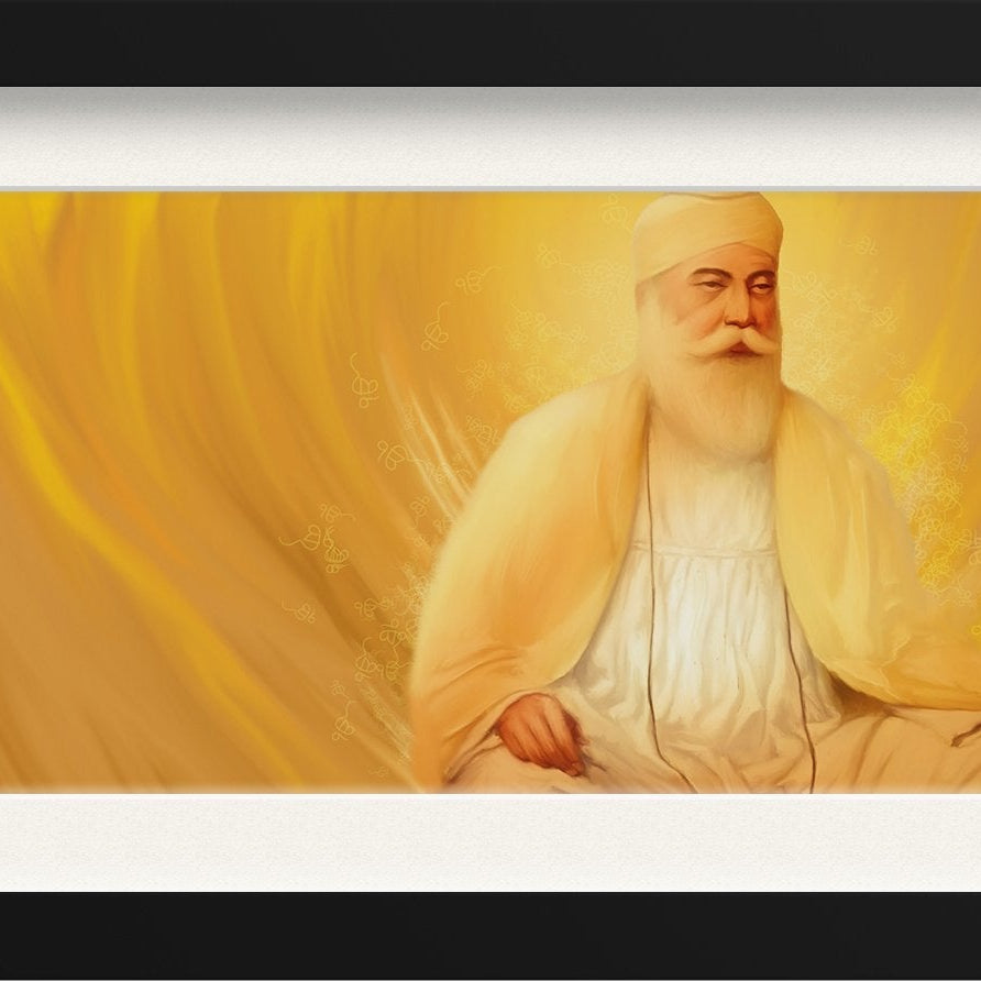 Gurunanakji Painting - Meri Deewar 3 : 2 Horizontal Premium Wall Art Canvas by MeriDeewar