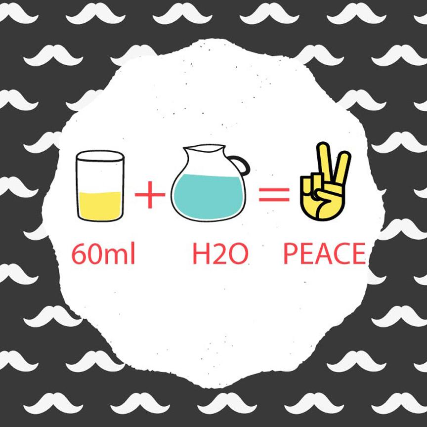 H2O Peace Bachelor Poster Poster A3 / Poster Premium Wall Art Canvas by MeriDeewar