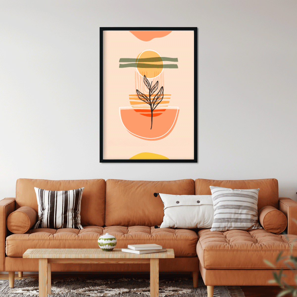 Hand drawn boho Painting 3 : 4.2 Vertical Premium Wall Art Canvas by MeriDeewar