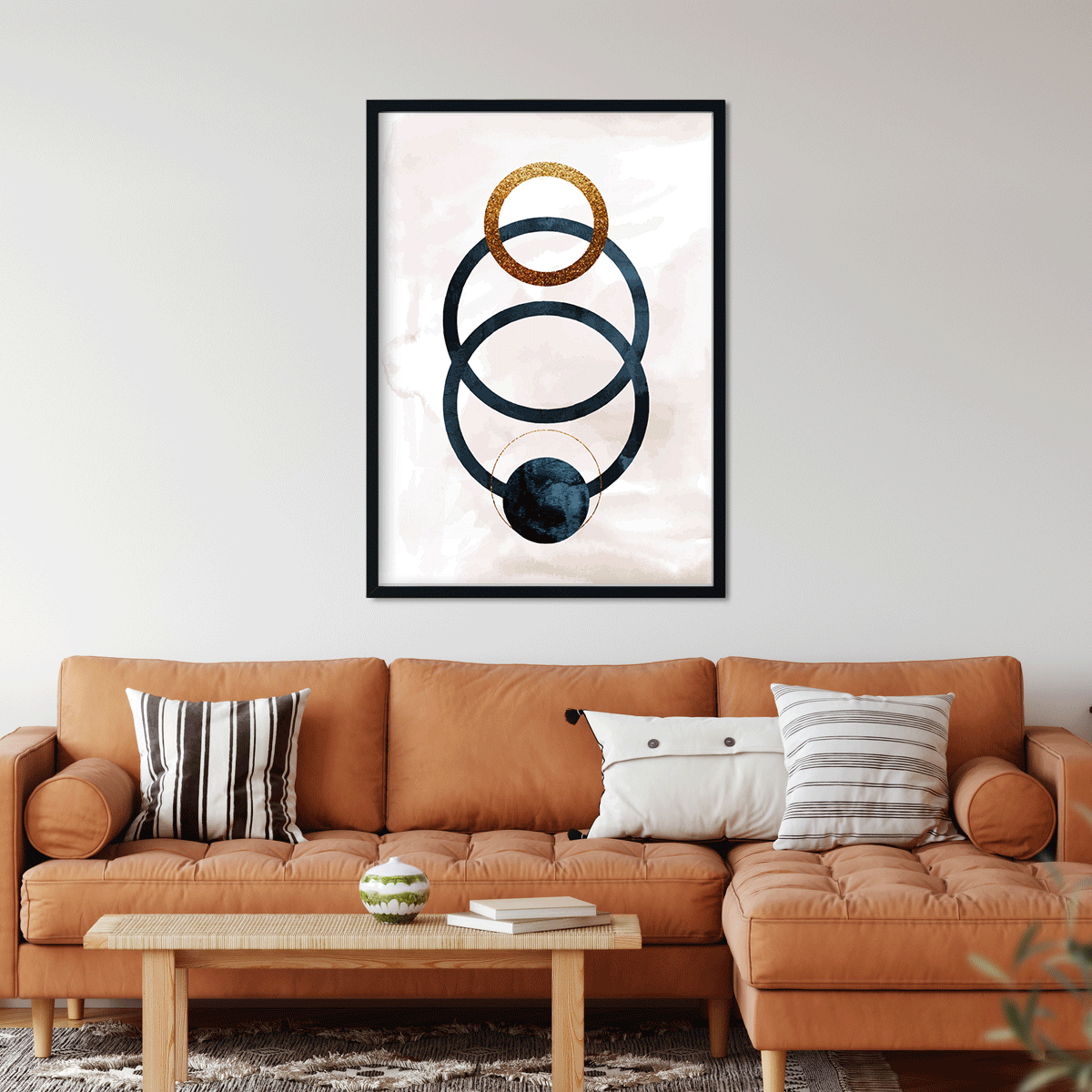 Hand painted watercolor abstract art Painting 3 : 4.2 Vertical Premium Wall Art Canvas by MeriDeewar