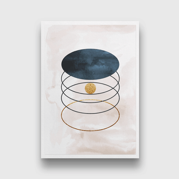 Hand painted watercolor abstract Painting 3 : 4.2 Vertical Premium Wall Art Canvas by MeriDeewar