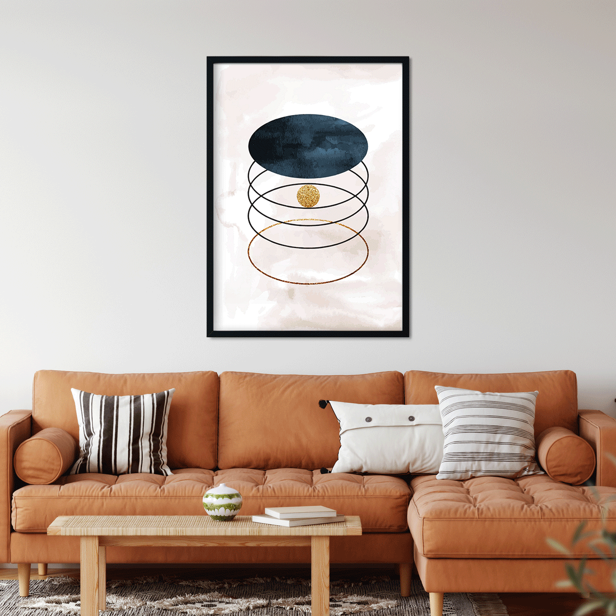 Hand painted watercolor abstract Painting 3 : 4.2 Vertical Premium Wall Art Canvas by MeriDeewar