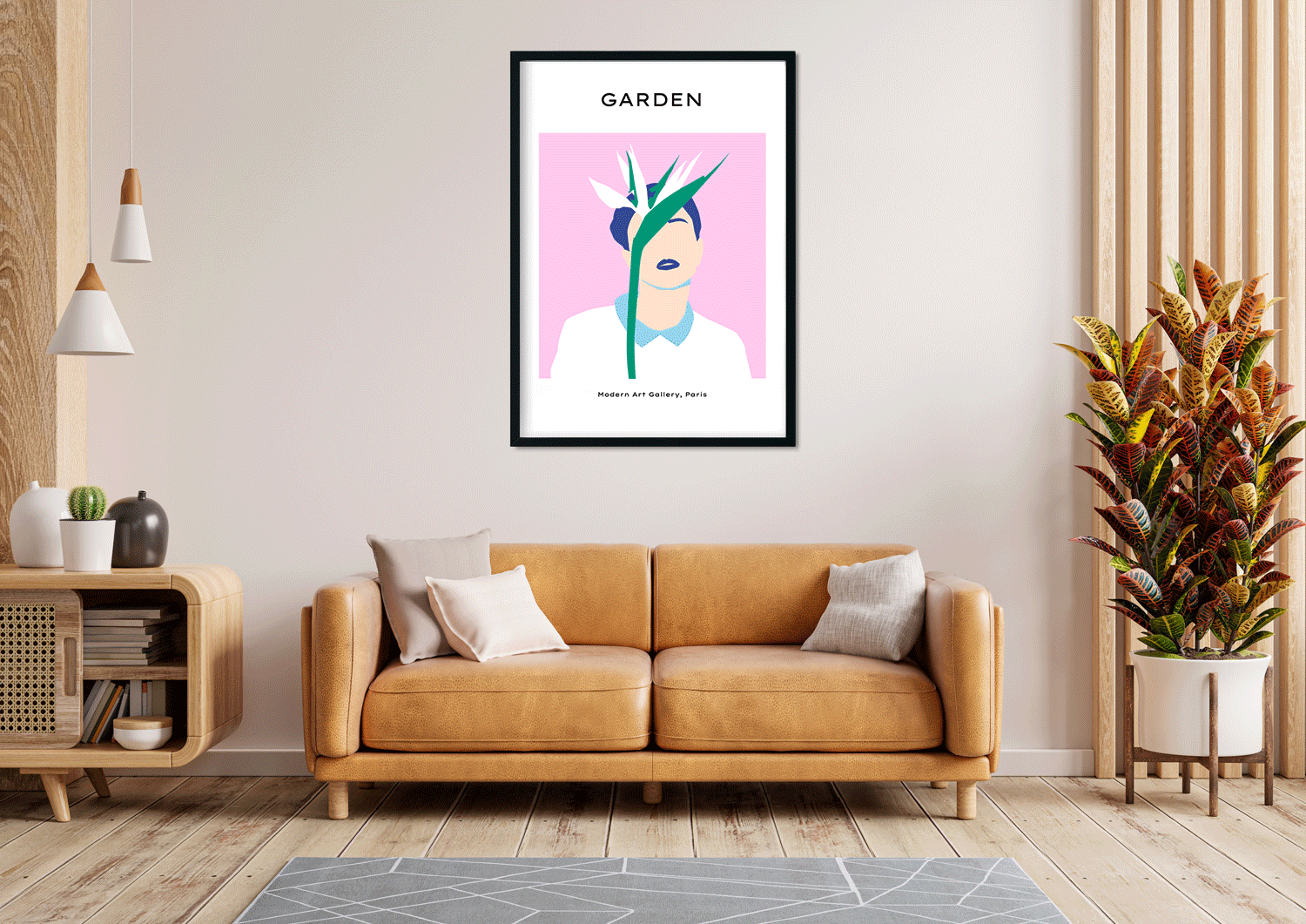 Happiness Painting 3 : 4.2 Vertical Premium Wall Art Canvas by MeriDeewar