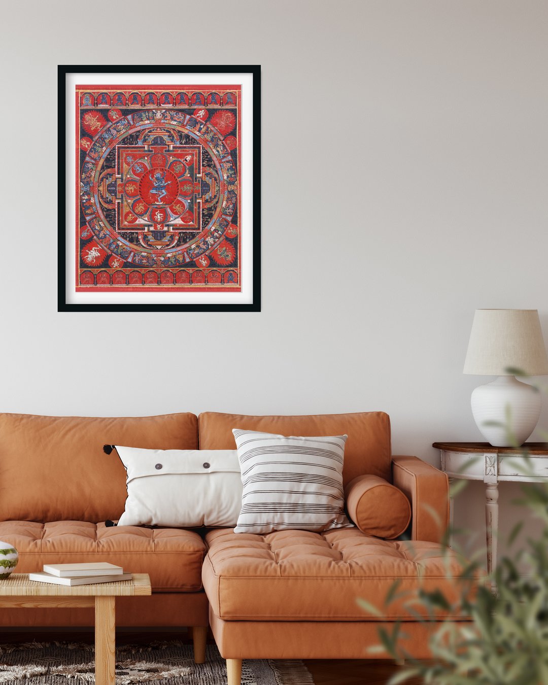 Hevajra Mandala Painting 4 :5 Vertical Premium Wall Art Canvas by MeriDeewar