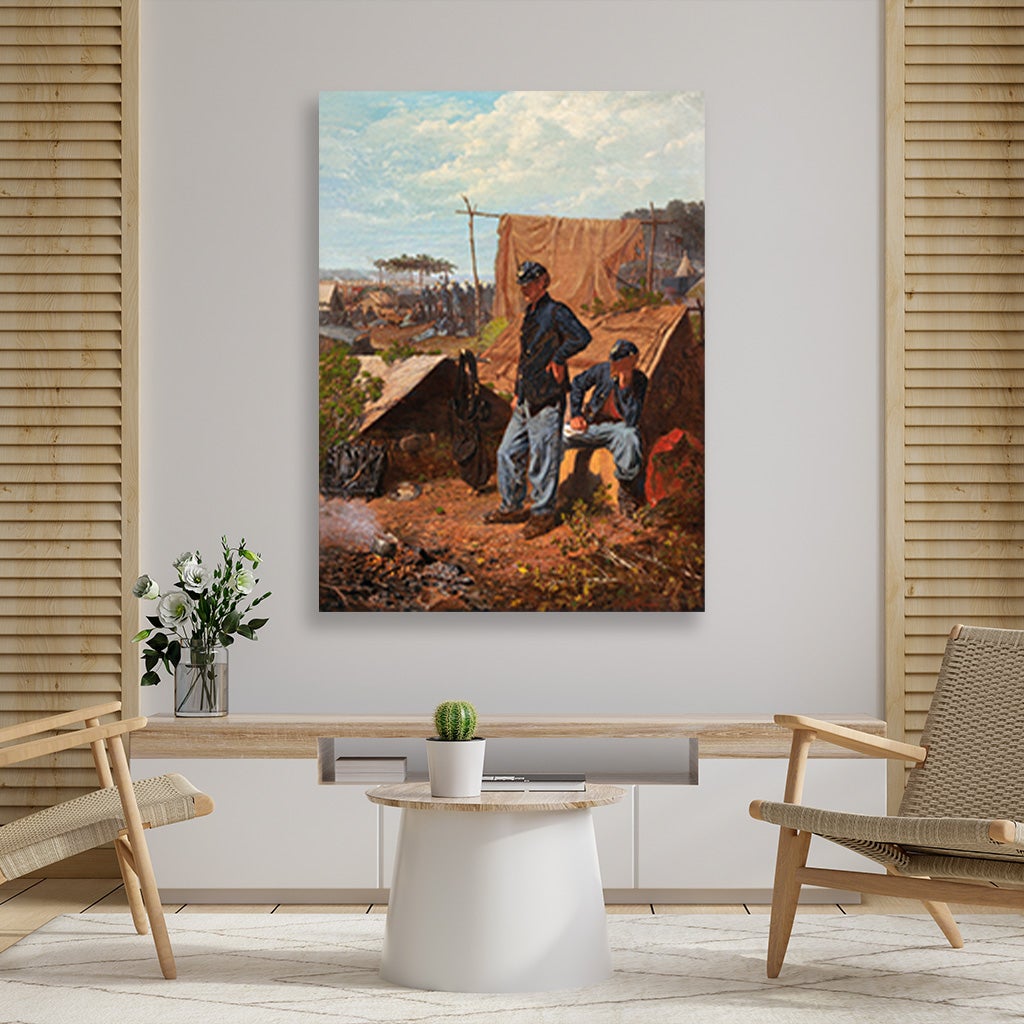 Home Sweet Home painting - Meri Deewar 3 : 4 Vertical Premium Wall Art Canvas by MeriDeewar