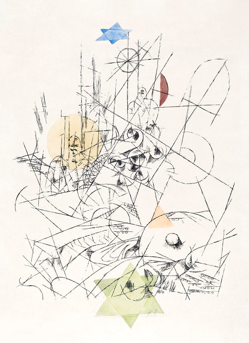 Hope and Destruction painting - Meri Deewar 2 : 3 Vertical Premium Wall Art Canvas by MeriDeewar