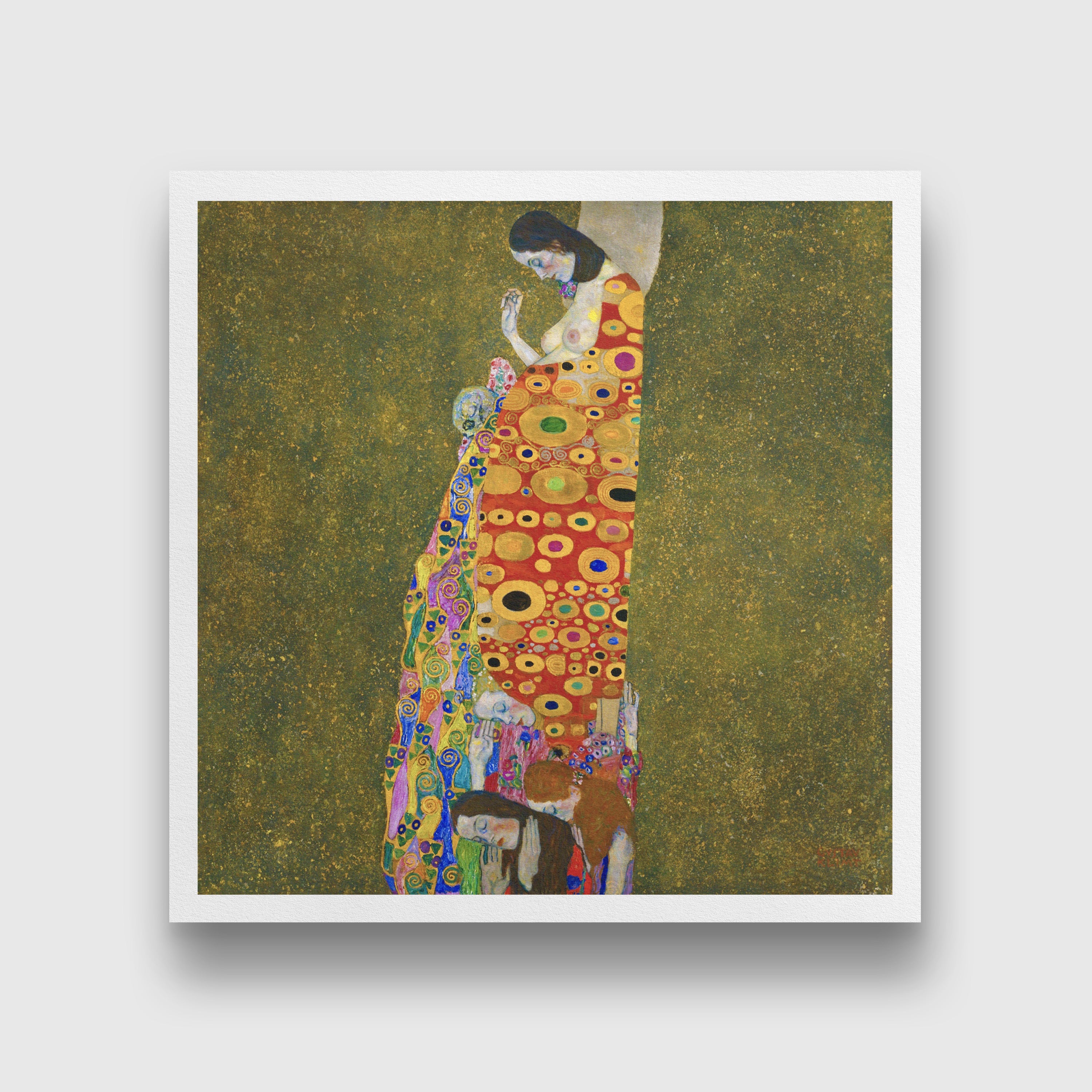 Hope painting 1 : 1 Square Premium Wall Art Canvas by MeriDeewar