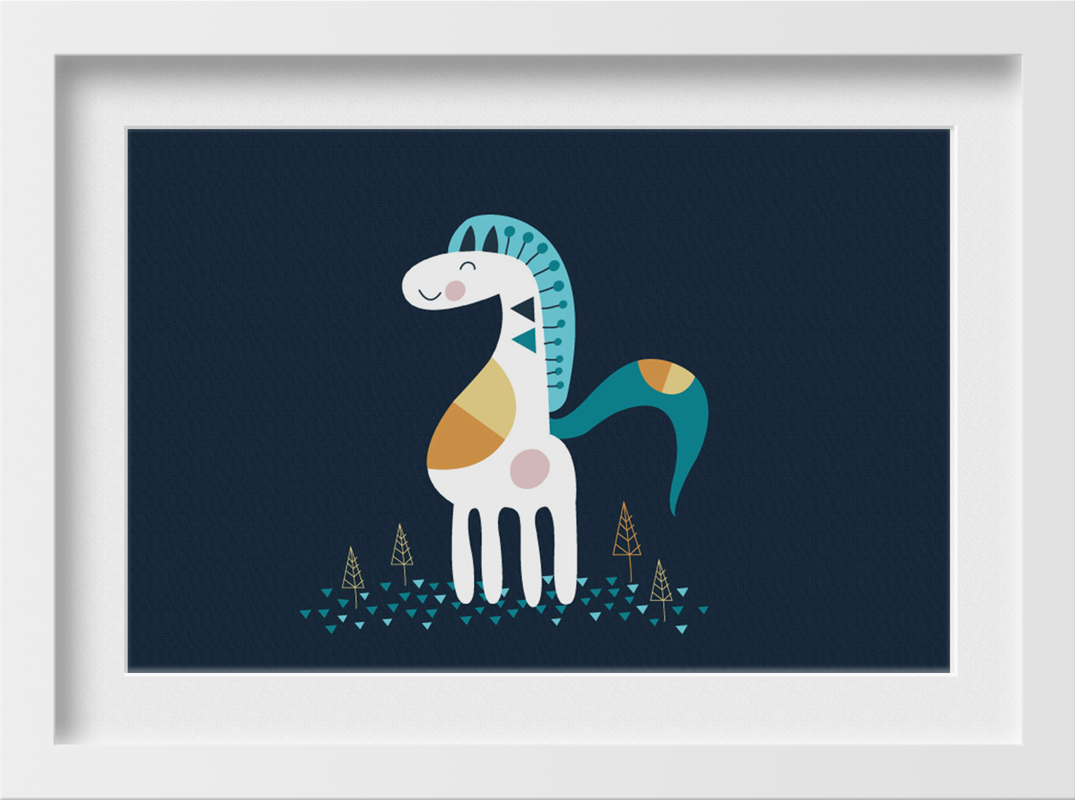 Horse Pond Painting - Meri Deewar 3 : 2 Horizontal Premium Wall Art Canvas by MeriDeewar