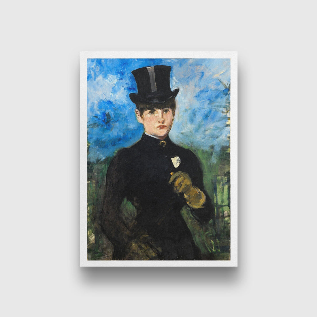 Horsewoman Painting - Meri Deewar 3 : 4.2 Vertical Premium Wall Art Canvas by MeriDeewar