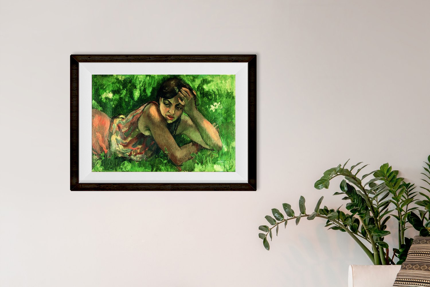Hungarian Gypsy Girl Painting - Meri Deewar 3 : 2 Horizontal Premium Wall Art Canvas by MeriDeewar