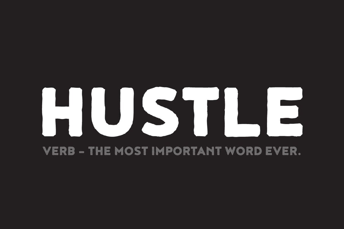 Hustle poster Poster A3 / Poster Premium Wall Art Canvas by MeriDeewar