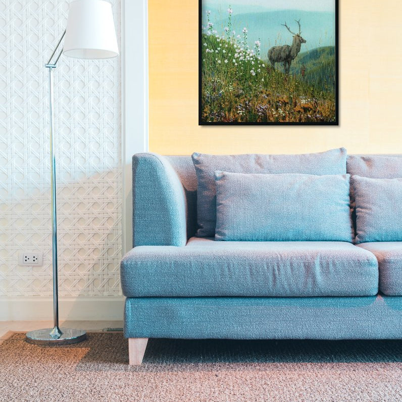 In the alatau mountains Painting - Meri Deewar 2 : 3 Vertical Premium Wall Art Canvas by MeriDeewar