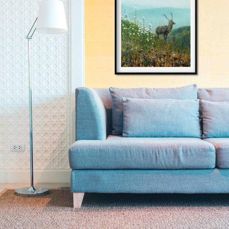 In the alatau mountains Painting - Meri Deewar 2 : 3 Vertical Premium Wall Art Canvas by MeriDeewar