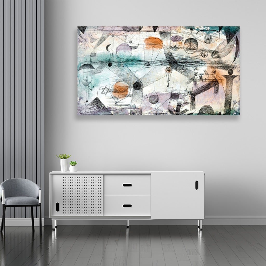 In the realm of air painting - Meri Deewar 4 : 3 Horizontal Premium Wall Art Canvas by MeriDeewar