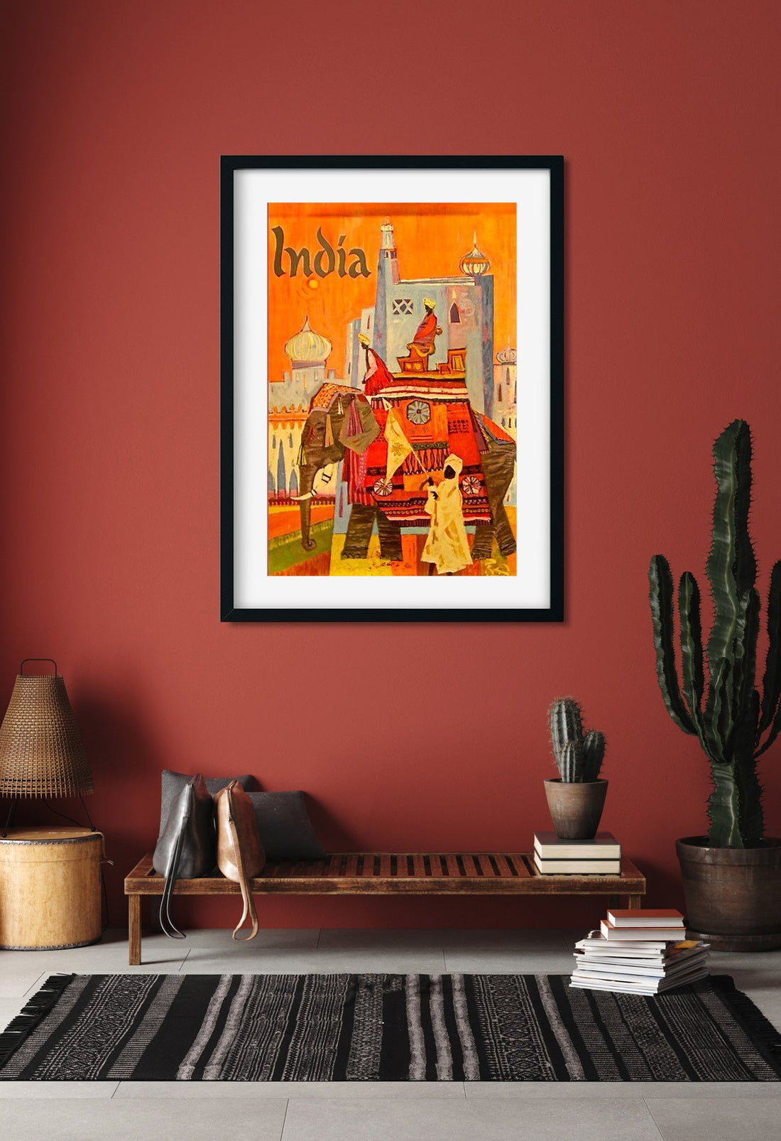 Indian Traditional Poster 2 : 3 Vertical Premium Wall Art Canvas by MeriDeewar