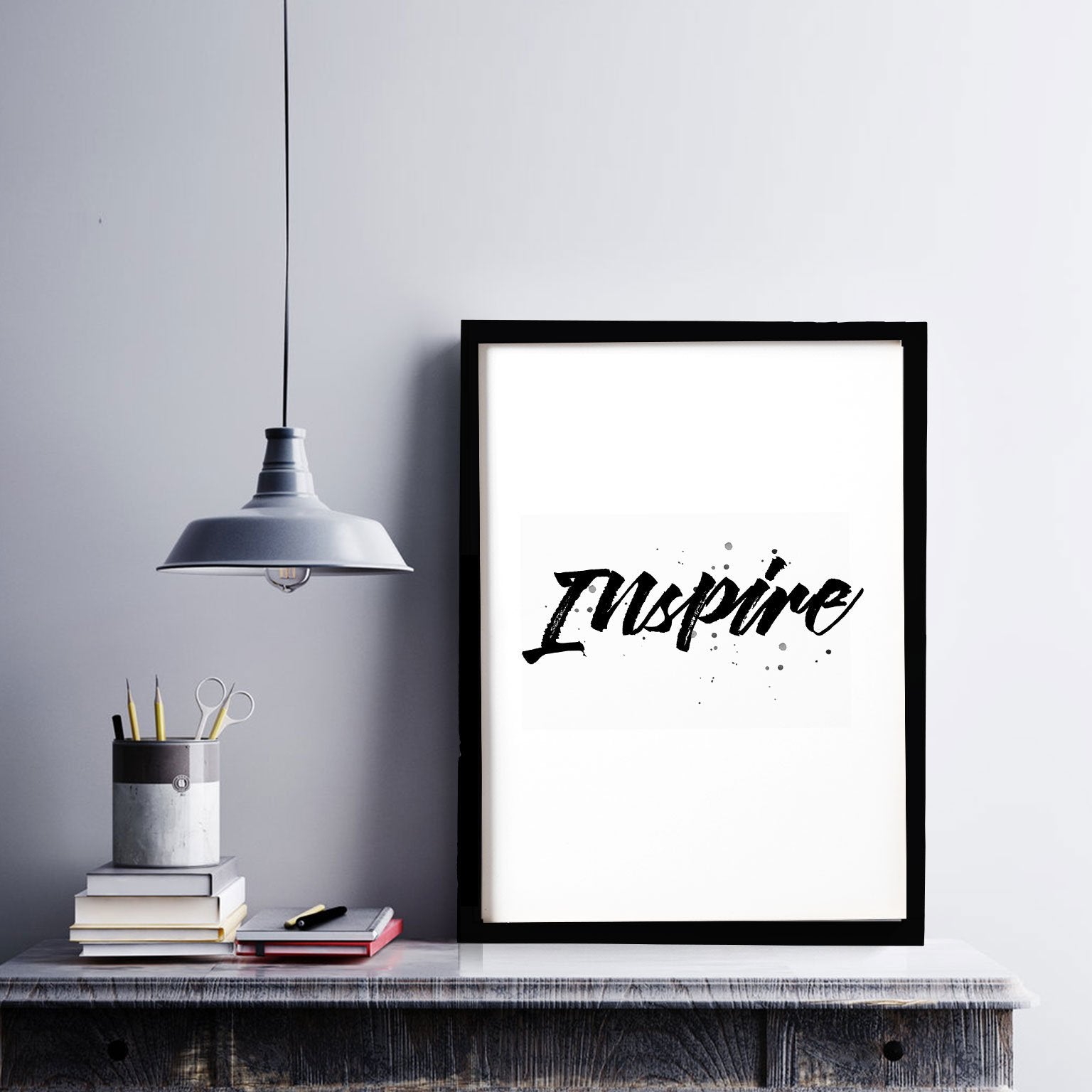 Inspire _Poster Poster A3 / Poster Premium Wall Art Canvas by MeriDeewar