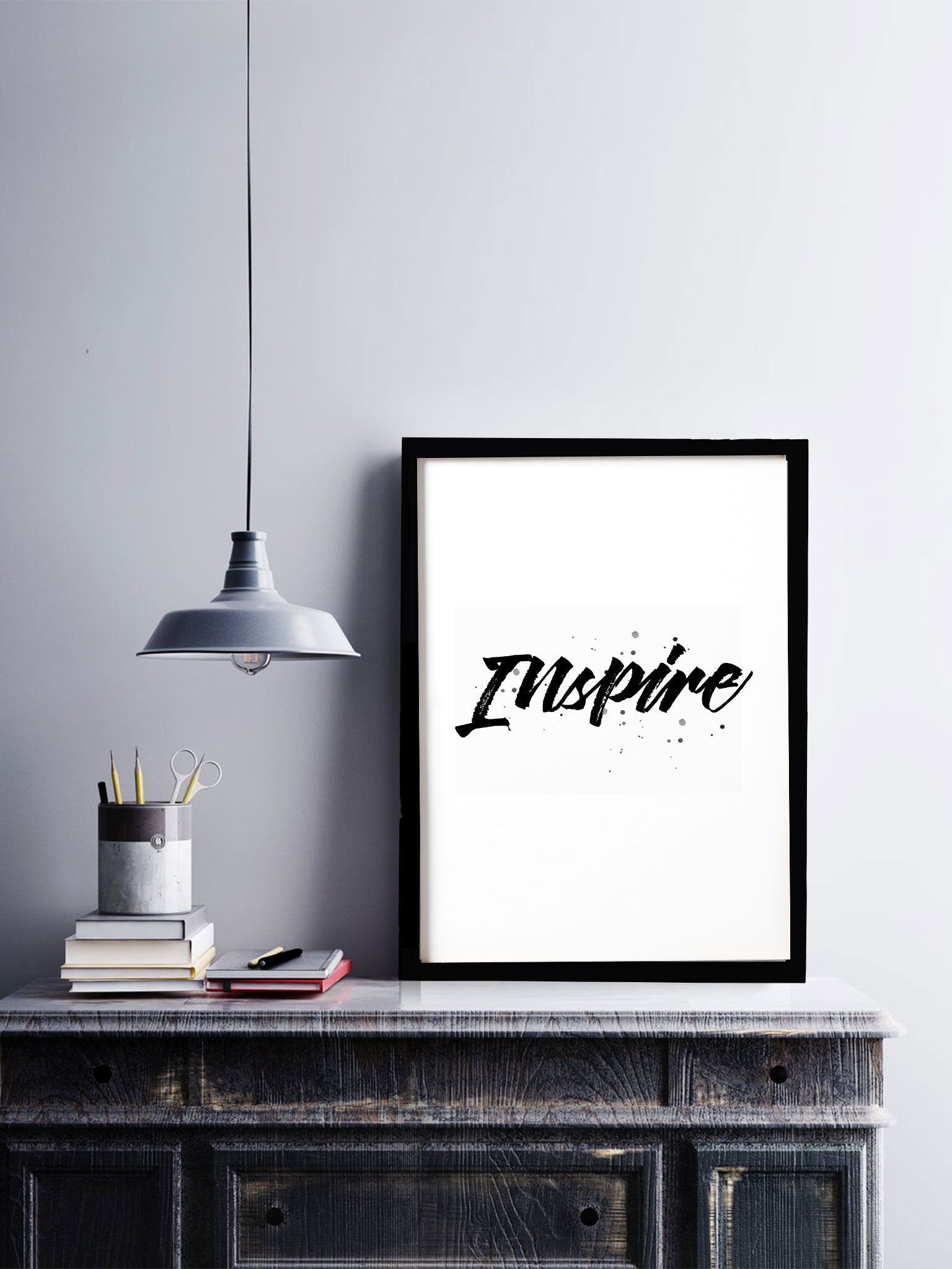 Inspire _Poster Poster A3 / Poster Premium Wall Art Canvas by MeriDeewar