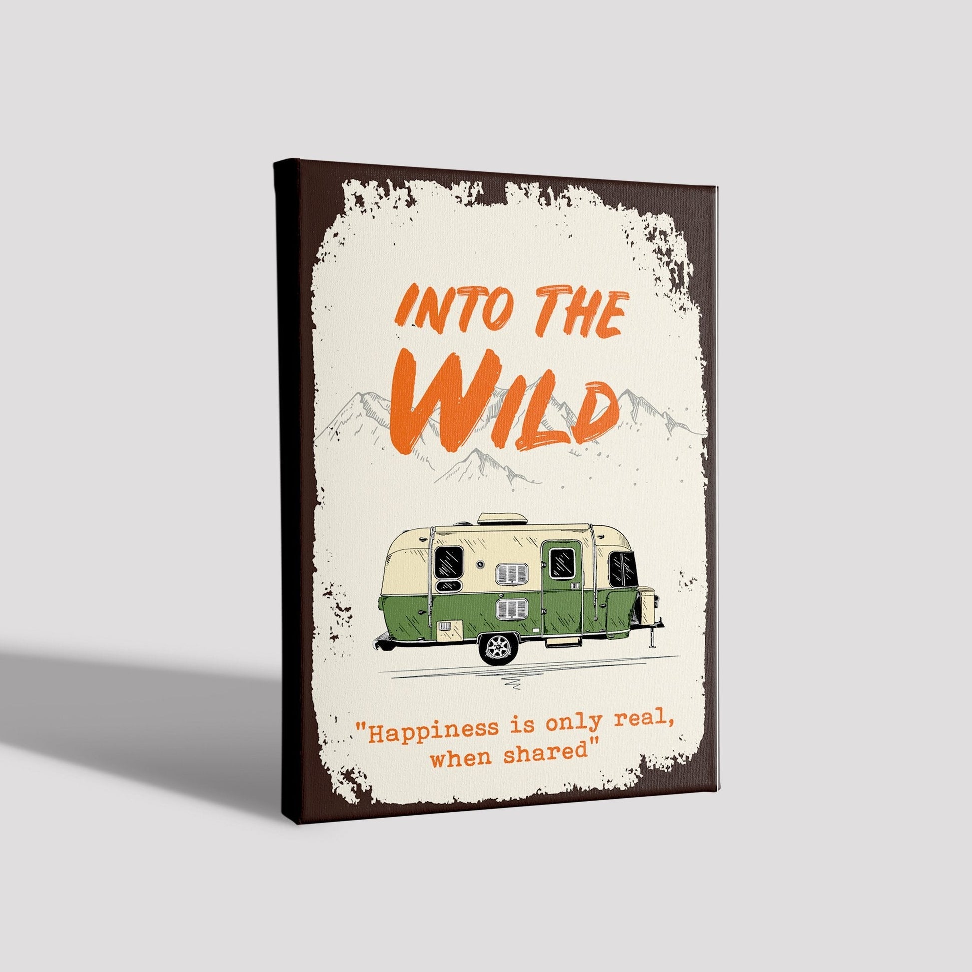 Into-the-Wild Poster Poster A3 / Poster Premium Wall Art Canvas by MeriDeewar