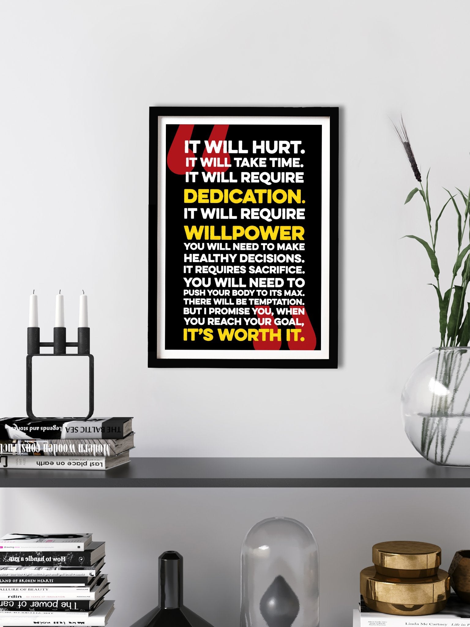 It-will-hurt Poster Poster A3 / Poster Premium Wall Art Canvas by MeriDeewar