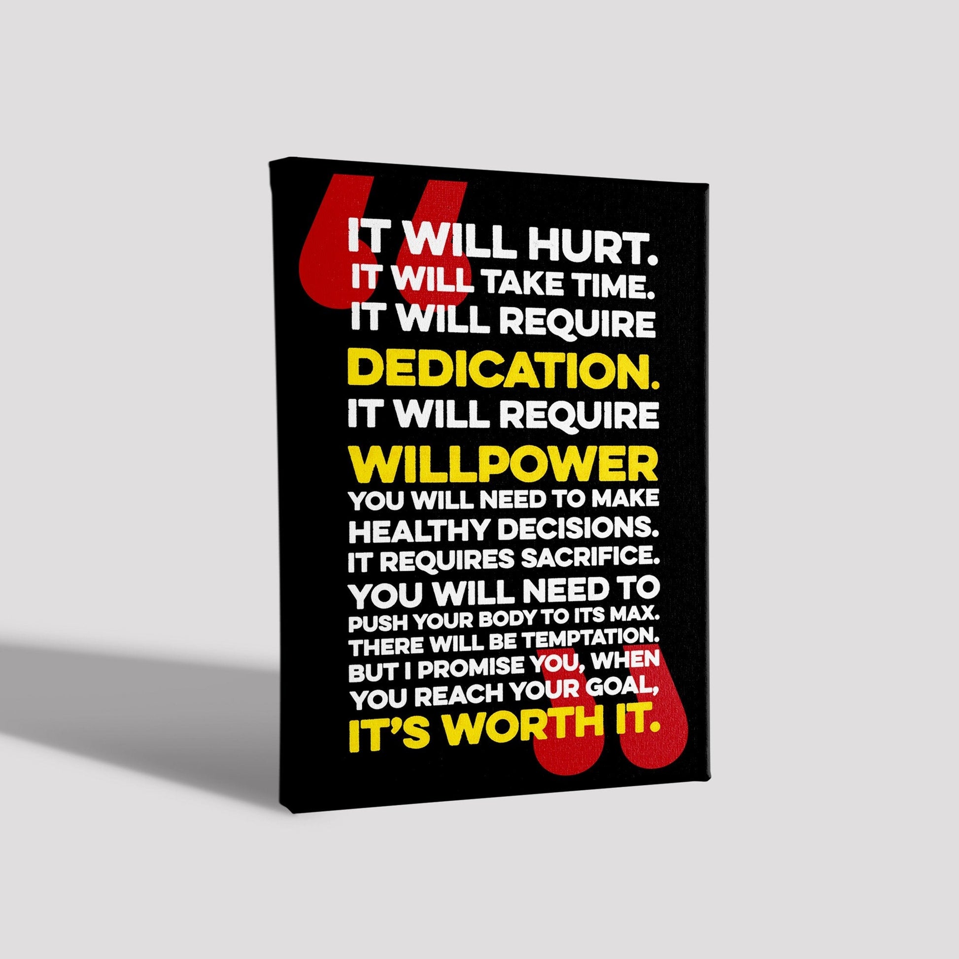 It-will-hurt Poster Poster A3 / Poster Premium Wall Art Canvas by MeriDeewar