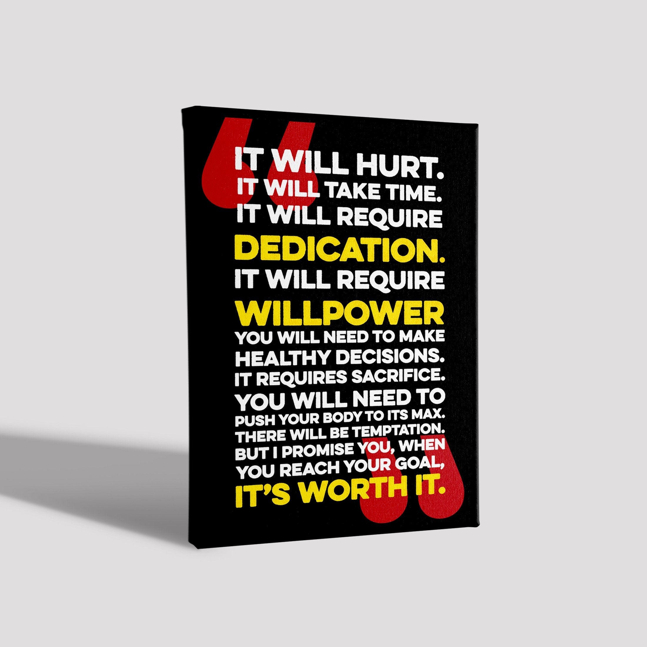 It-will-hurt Poster Poster A3 / Poster Premium Wall Art Canvas by MeriDeewar