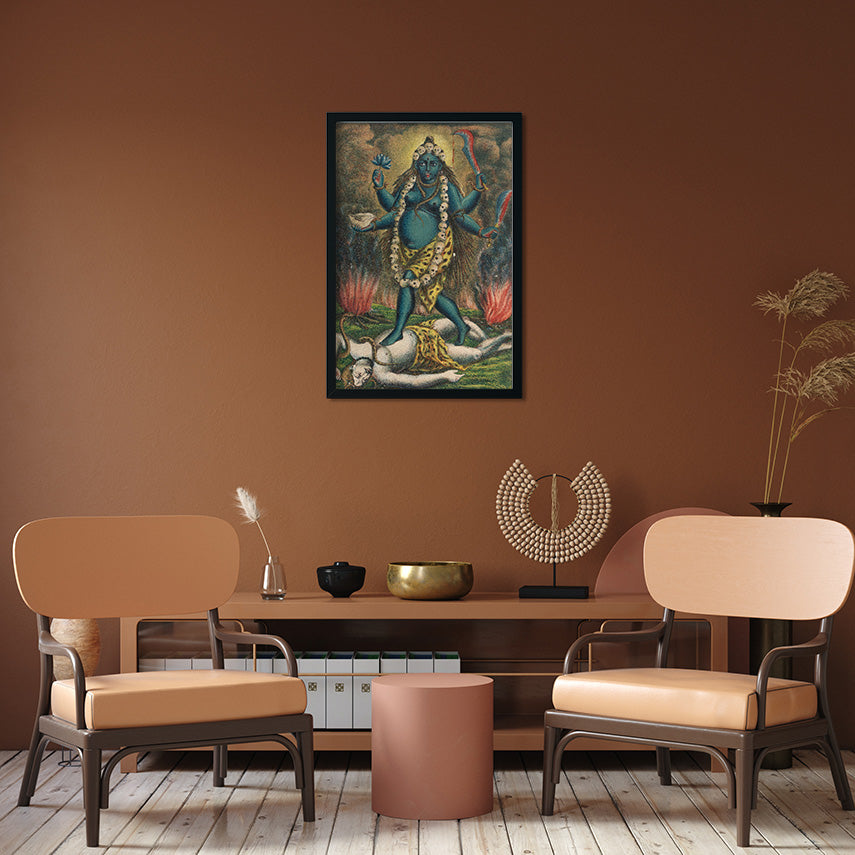 Kali tara Painting 2 : 3 Vertical Premium Wall Art Canvas by MeriDeewar