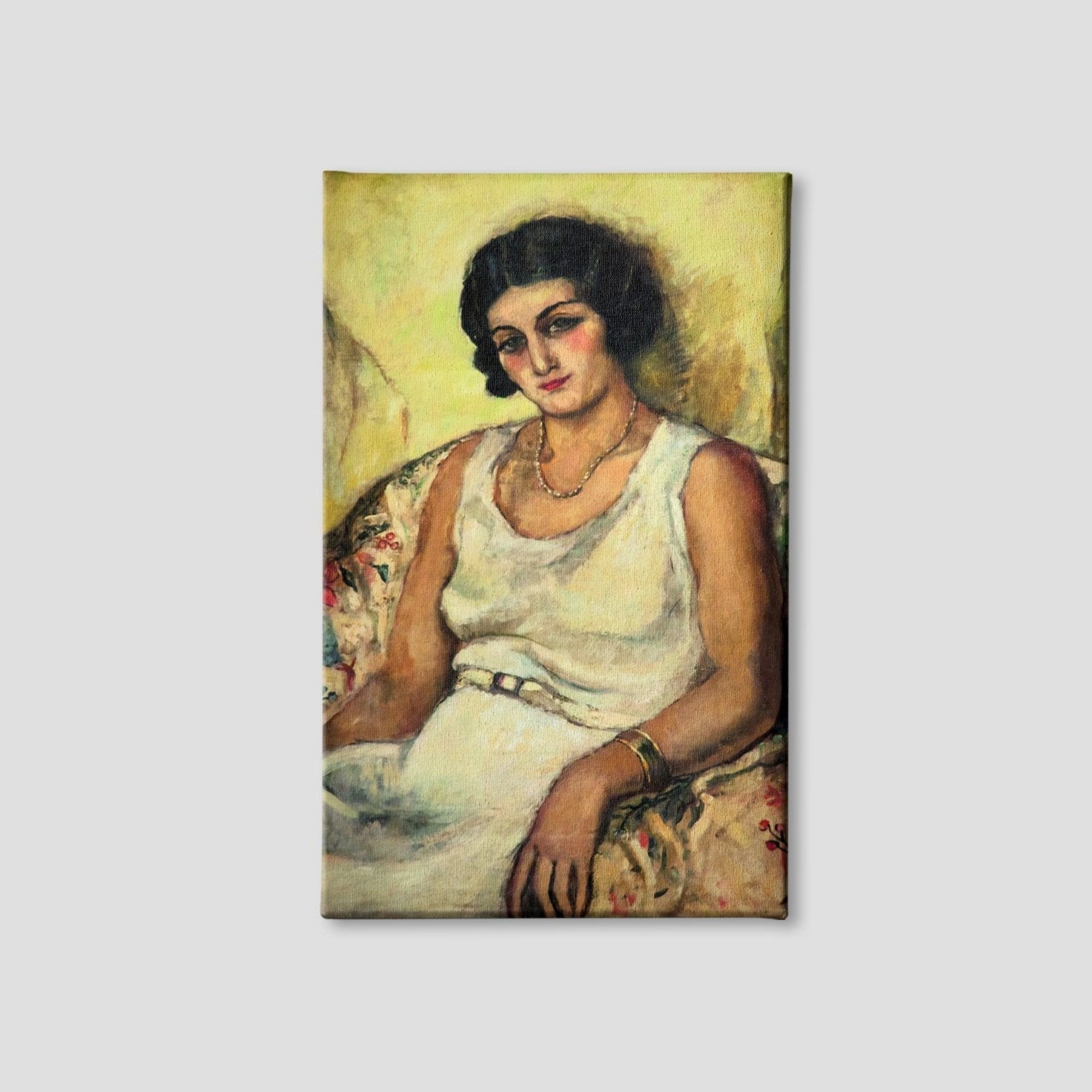 Klara Szepessy Painting - Meri Deewar 2 : 3 Vertical Premium Wall Art Canvas by MeriDeewar
