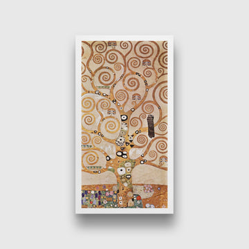 L_Arbre de Vie painting 1 : 2 Vertical Premium Wall Art Canvas by MeriDeewar