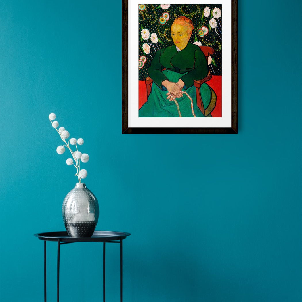 La Berceuse By Van Gogh Painting - Meri Deewar 4 :5 Vertical Premium Wall Art Canvas by MeriDeewar