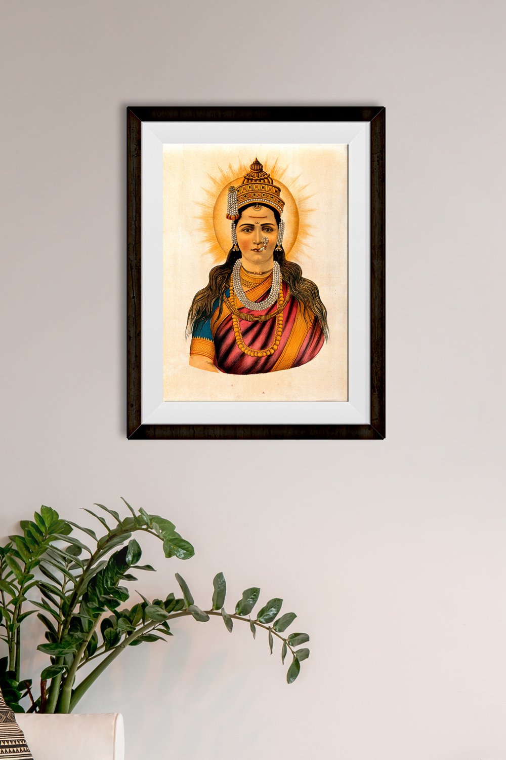 Lakshmi Painting - Meri Deewar 3 : 4 Vertical Premium Wall Art Canvas by MeriDeewar