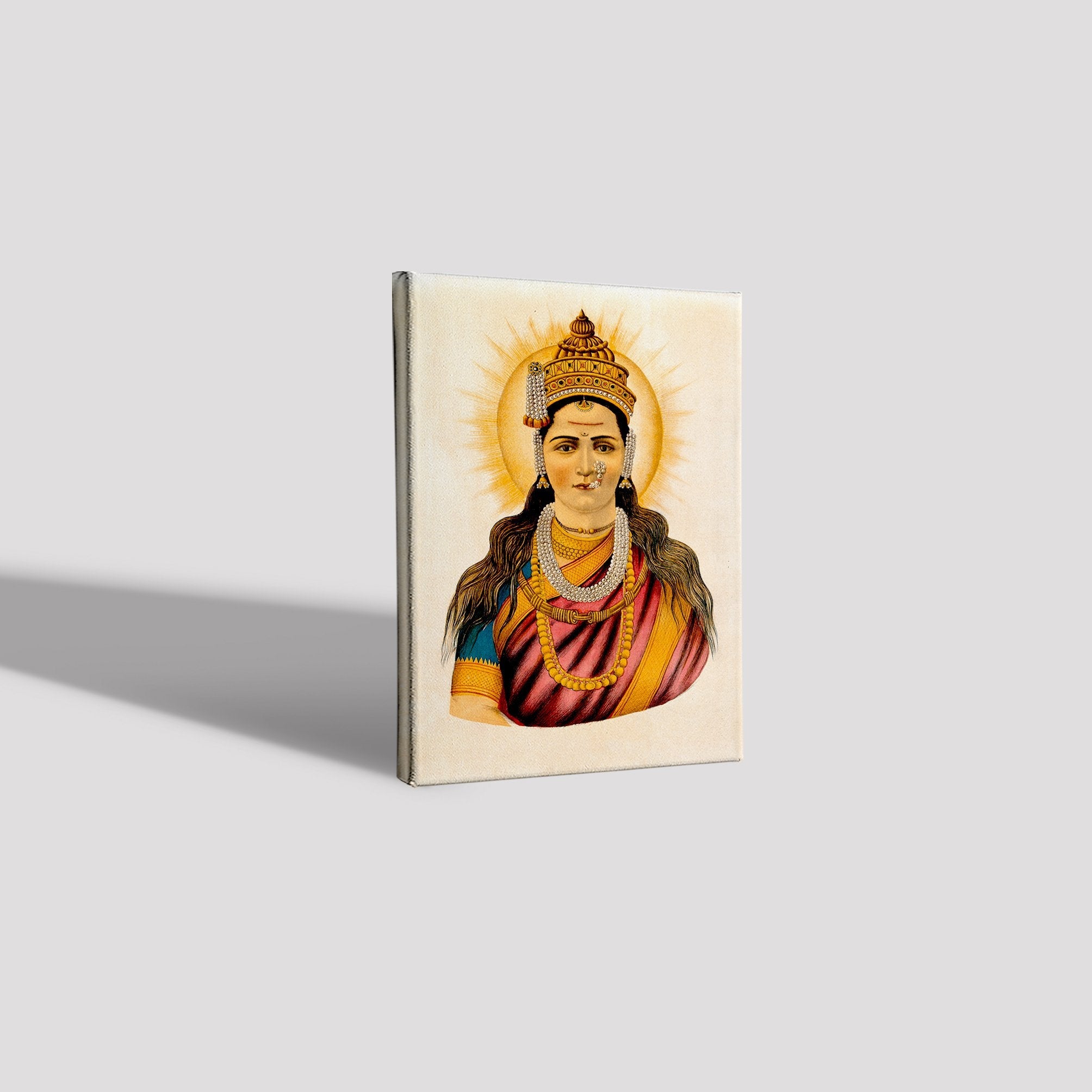 Lakshmi Painting - Meri Deewar 3 : 4 Vertical Premium Wall Art Canvas by MeriDeewar