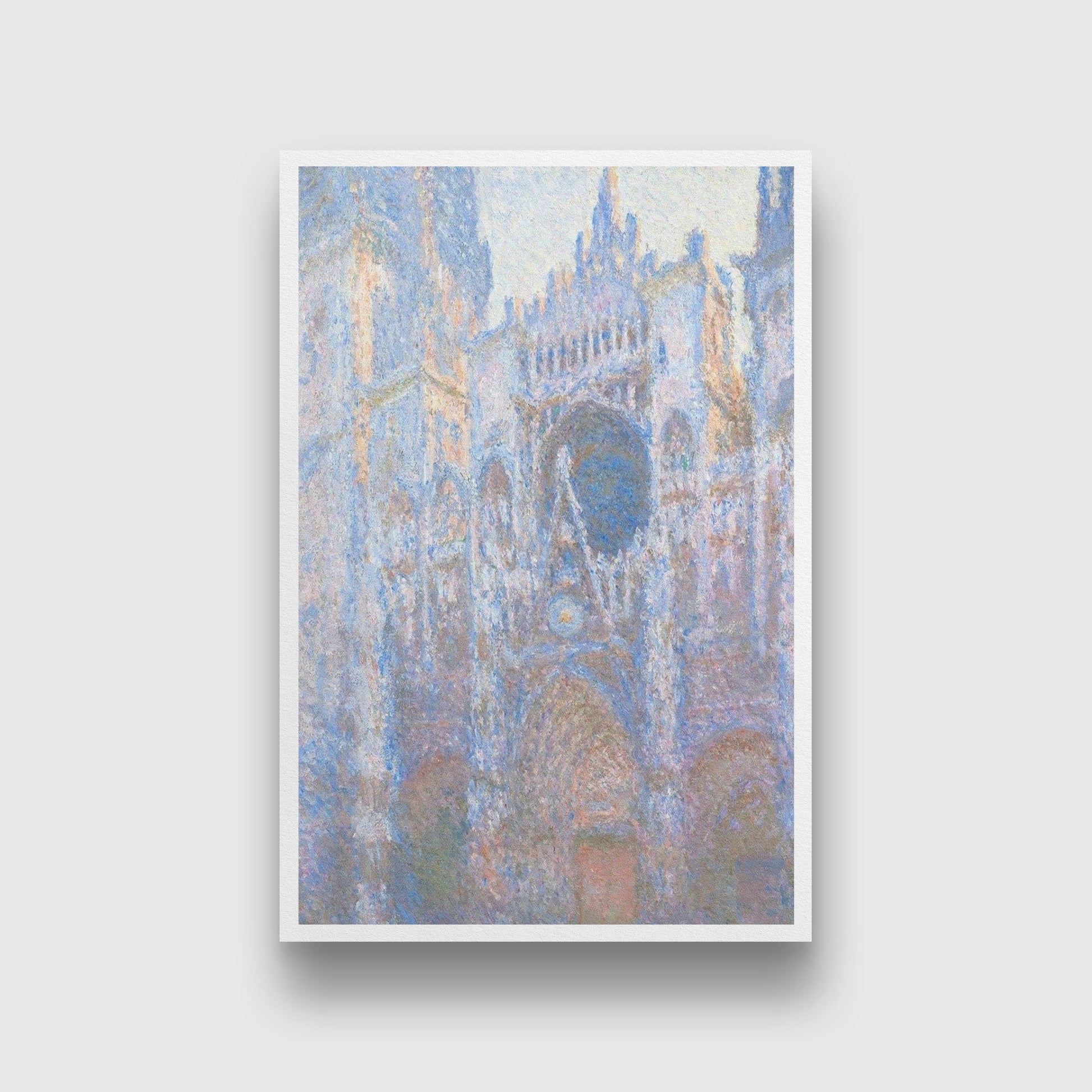 Landscape Artists Claude Monet Painting - Meri Deewar 2 : 3 Vertical Premium Wall Art Canvas by MeriDeewar