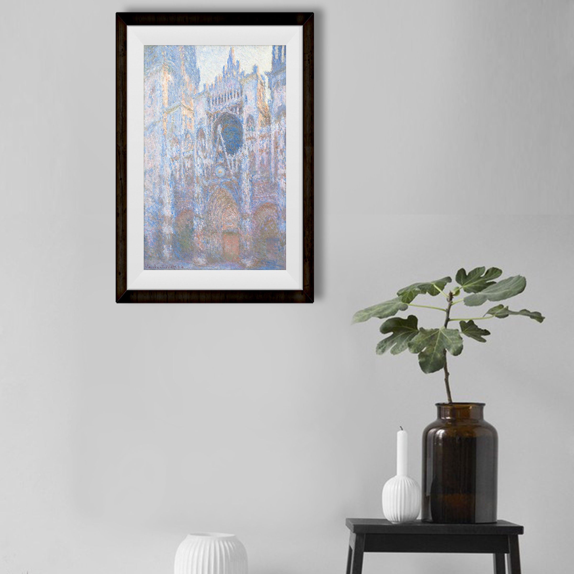 Landscape Artists Claude Monet Painting - Meri Deewar 2 : 3 Vertical Premium Wall Art Canvas by MeriDeewar