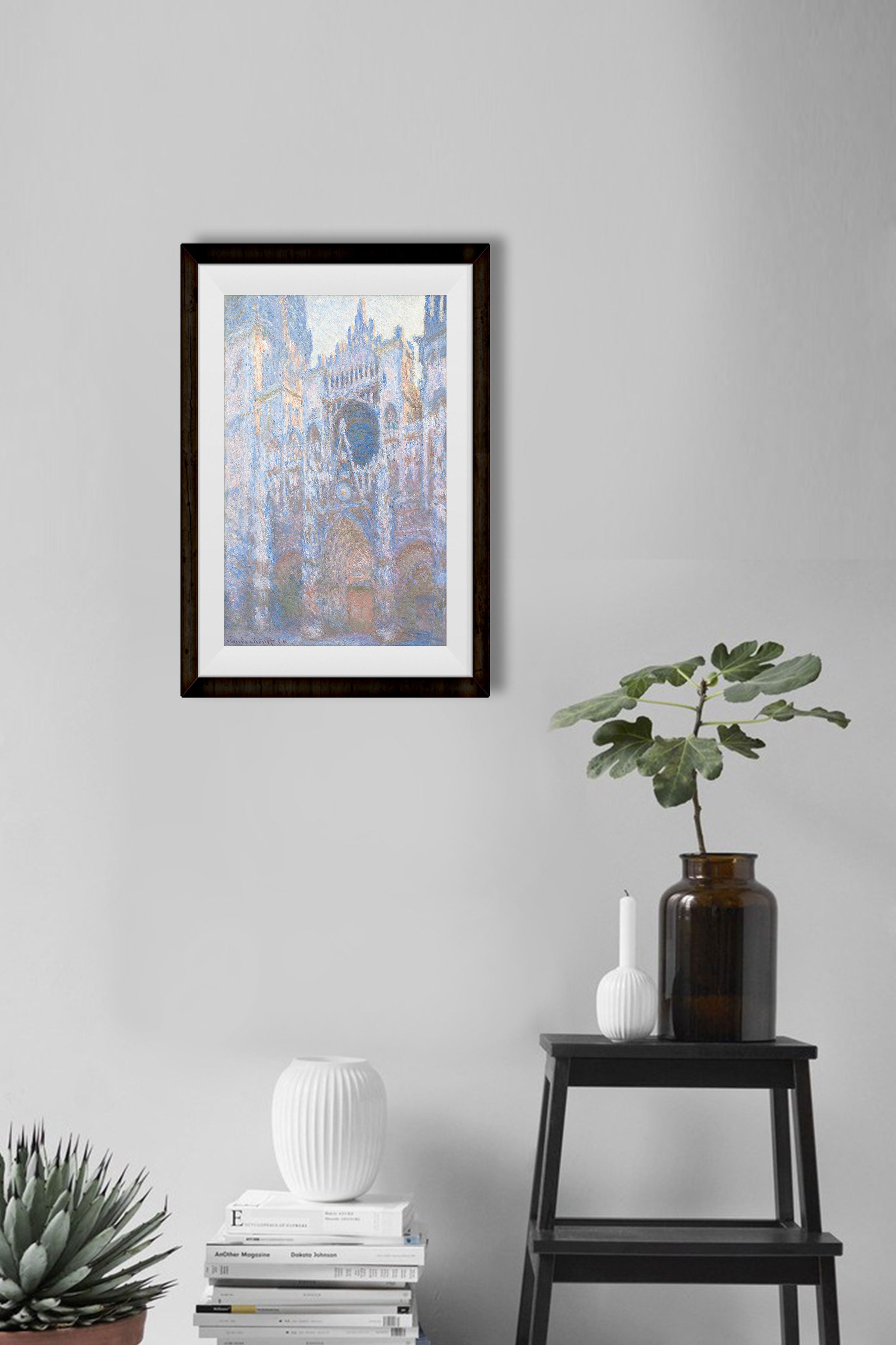 Landscape Artists Claude Monet Painting - Meri Deewar 2 : 3 Vertical Premium Wall Art Canvas by MeriDeewar