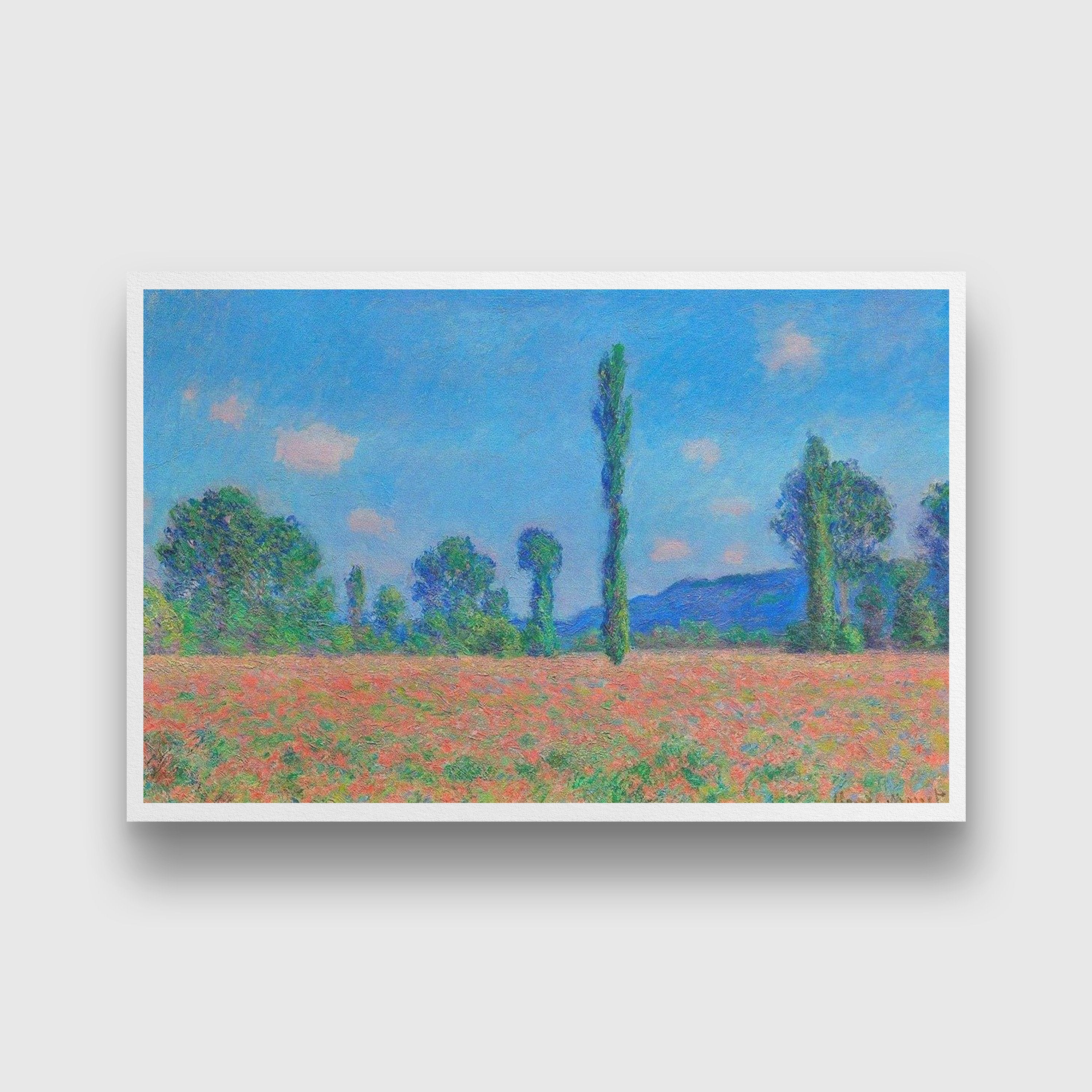 Landscape Artists Claude Monet Painting - Meri Deewar 3 : 2 Horizontal Premium Wall Art Canvas by MeriDeewar