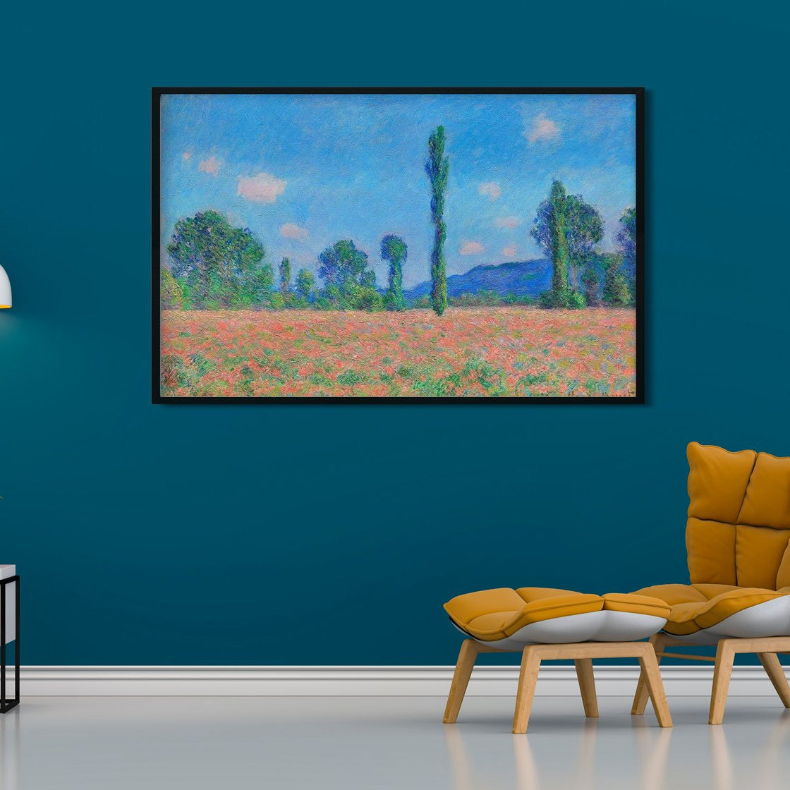 Landscape Artists Claude Monet Painting - Meri Deewar 3 : 2 Horizontal Premium Wall Art Canvas by MeriDeewar